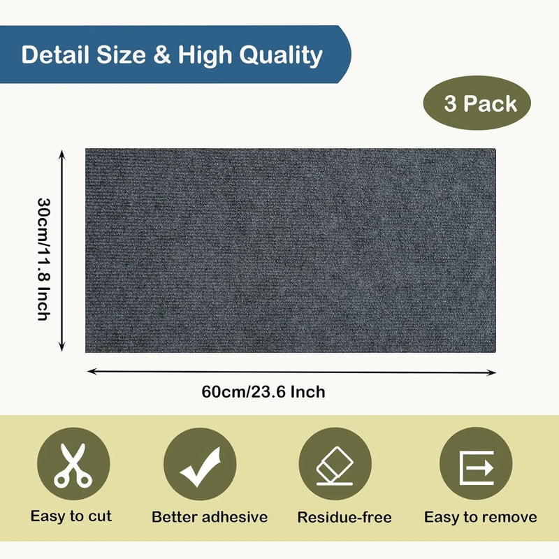 حصيرة خدش قطط ذاتية اللصق قابلة للقص في الزاوية