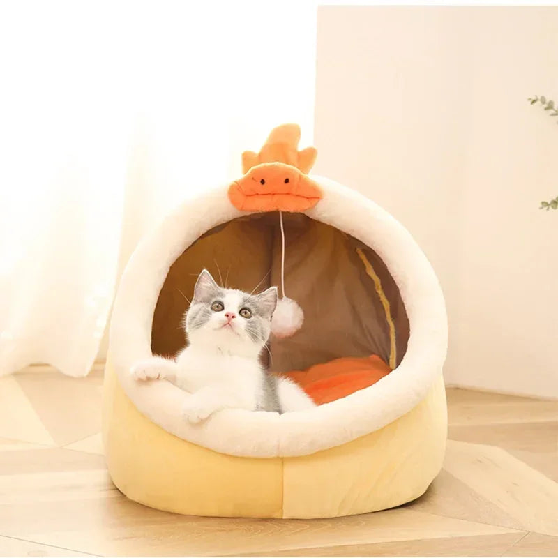 Cama Reposera para Gatos con Diseño de Tienda