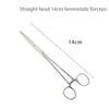 Stainless Steel Locking Hemostatic Forceps with Serrated Jaws