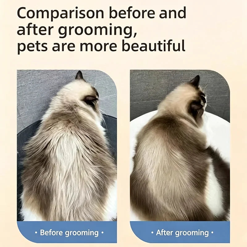 Double-Sided Stainless Steel Dematting Comb for Dogs and Cats