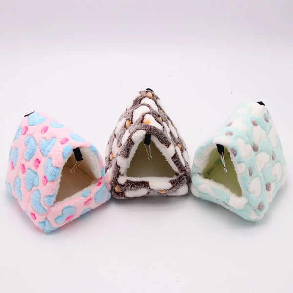 Hamac en Peluche en Forme de Cœur pour Animaux
