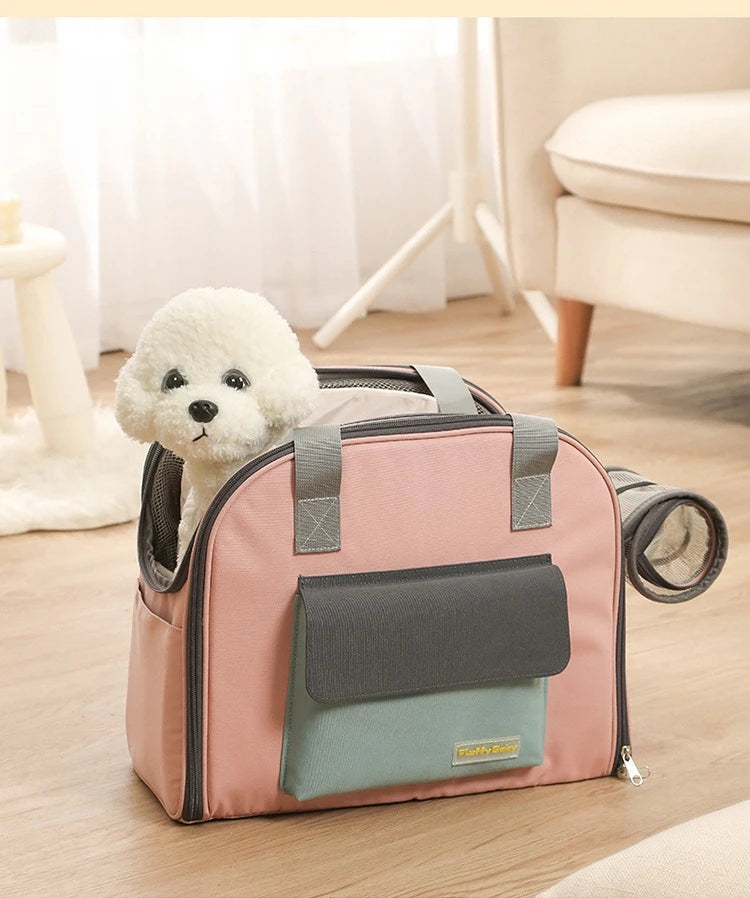 Atmungsaktiver Haustier-Tragetaschen-Rucksack für kleine Katzen und Hunde