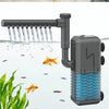 3-in-1 Silent Aquarium Filter with Wave Maker and Oxygenation