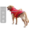 Waterproof Large Dog Coat with Padded Fleece Reflective Jacket