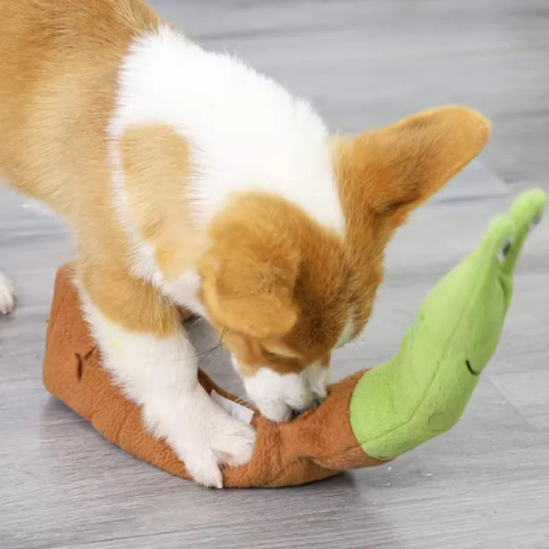 Schneckenförmiges Duft-Räuspielzeug für Hunde und Katzen