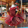 Sequin Princess Dress with Crystal Bow for Small & Medium Dogs