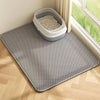 Double-Layer Waterproof Cat Litter Mat with Honeycomb Design