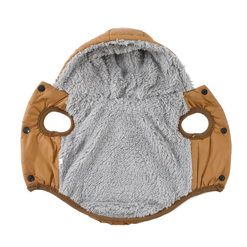 Chaqueta de Fleece con Capucha para Mascotas