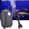 Quiet Dual-Outlet Aquarium Air Pump with Check Valve