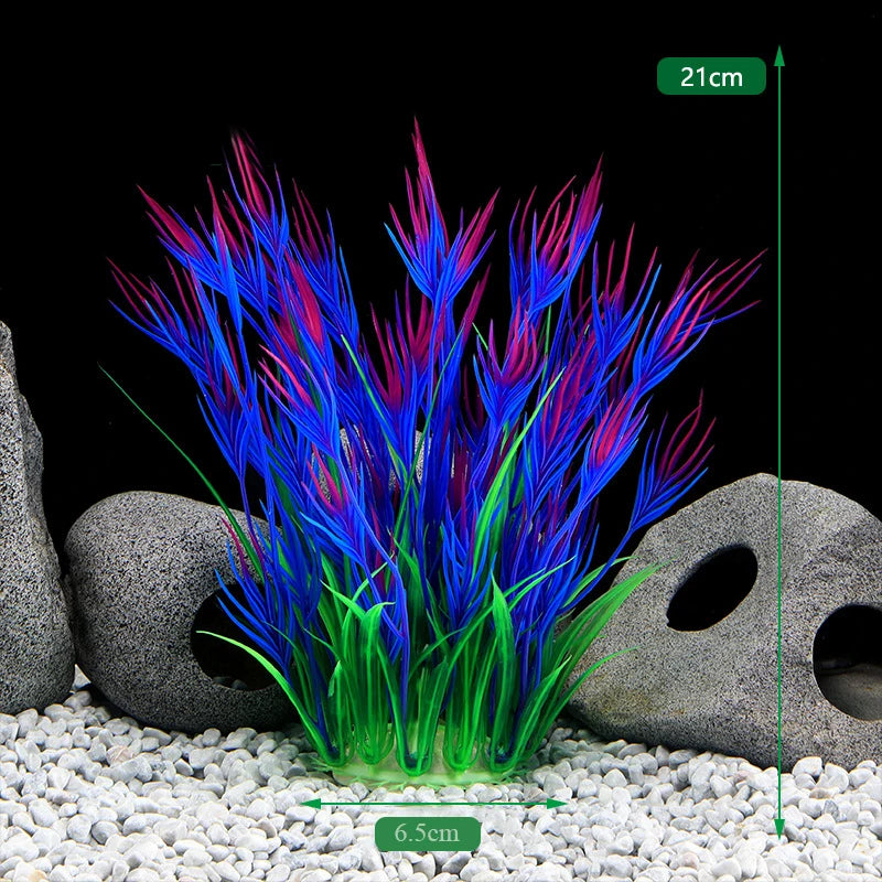 Realistic Artificial Aquarium Plants for Fish Tank Décor