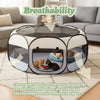 Foldable Small Pet Playpen with Cover for Indoor and Outdoor Use