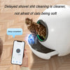 Smart Self-Cleaning Cat Litter Box with App Control and Health Monitoring
