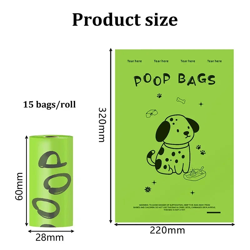 Lavender Scented Biodegradable Dog Poop Bags (120 Count)