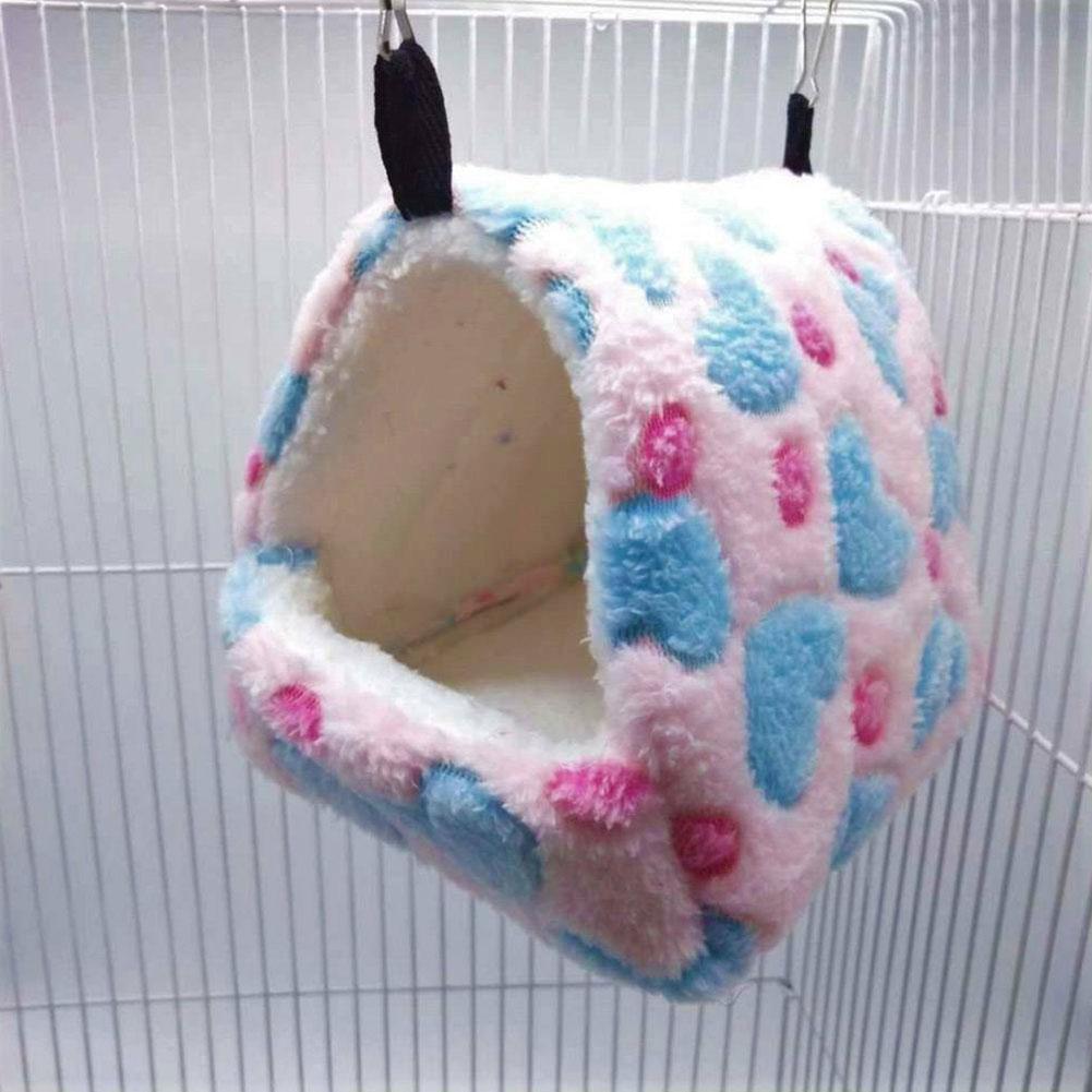 Cozy Plush Pet Nest with Secure Hanging Loop