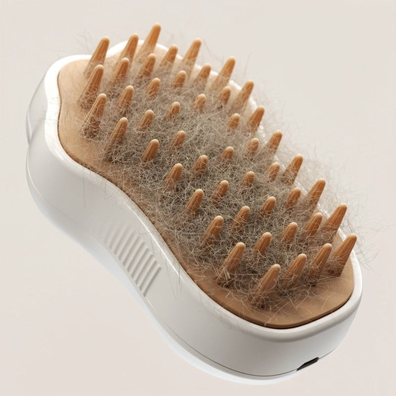 3-in-1 Steam Pet Grooming Brush