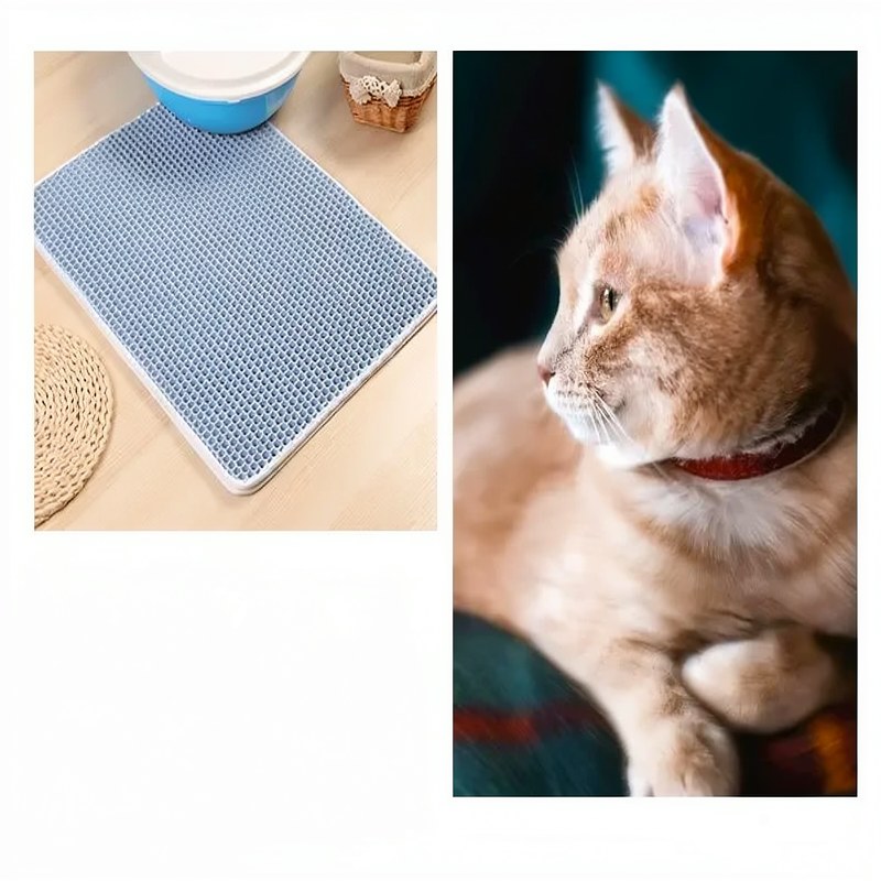 Alfombra de Doble Capa para Arena de Gato