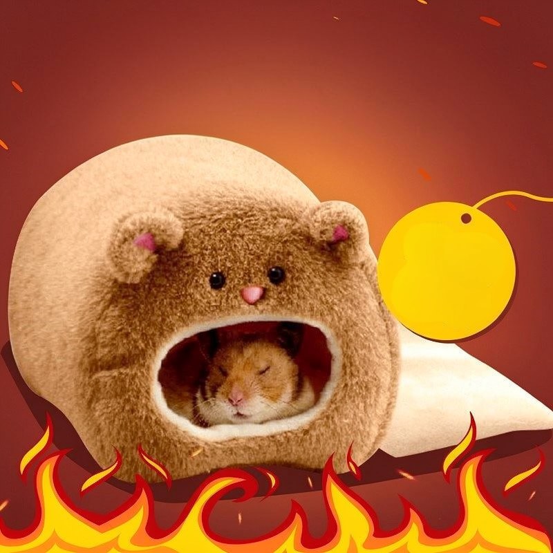 Hamac Lit en Forme d'Ours pour Animaux de Compagnie