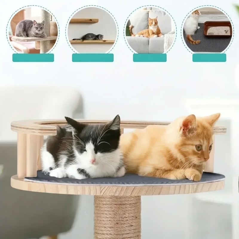 Tapis de grattage pour chat à adhésif auto-adhésif