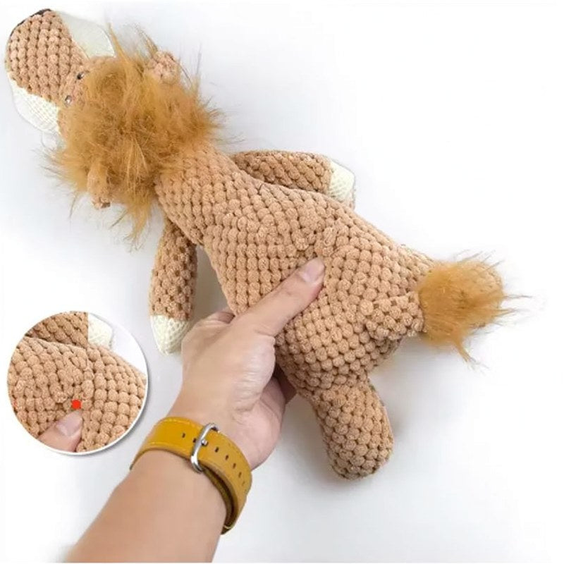 Juguete de Peluche Resistente y Sonoro para Perros Grandes