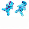 Abrigo con Capucha de Dinosaurio para Mascota en Azul