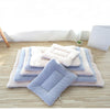 Lit pour animaux de compagnie en peluche double face