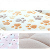 Lit pour animaux de compagnie en peluche double face