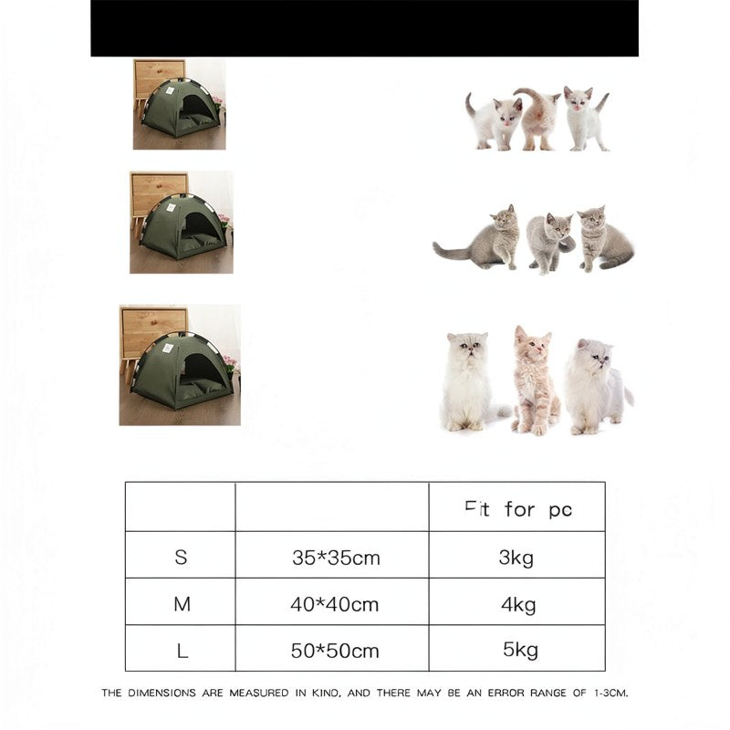 Tente-Lit Douce pour Animaux