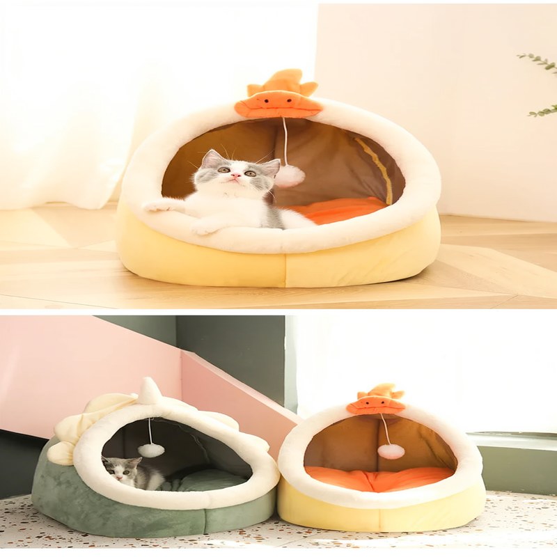 Cama Reposera para Gatos con Diseño de Tienda