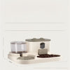 Gravity-Fed Pet Food and Water Station
