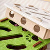 Labyrinthe Puzzle en Feutre Interactif pour Chat avec Clochette
