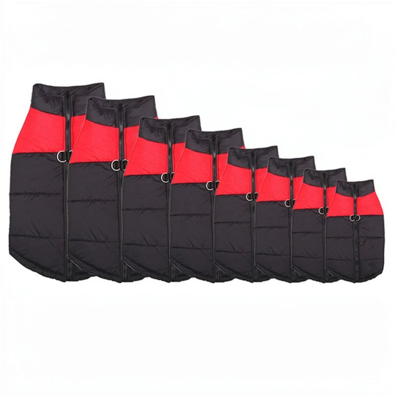 Chaleco impermeable acolchado para perro