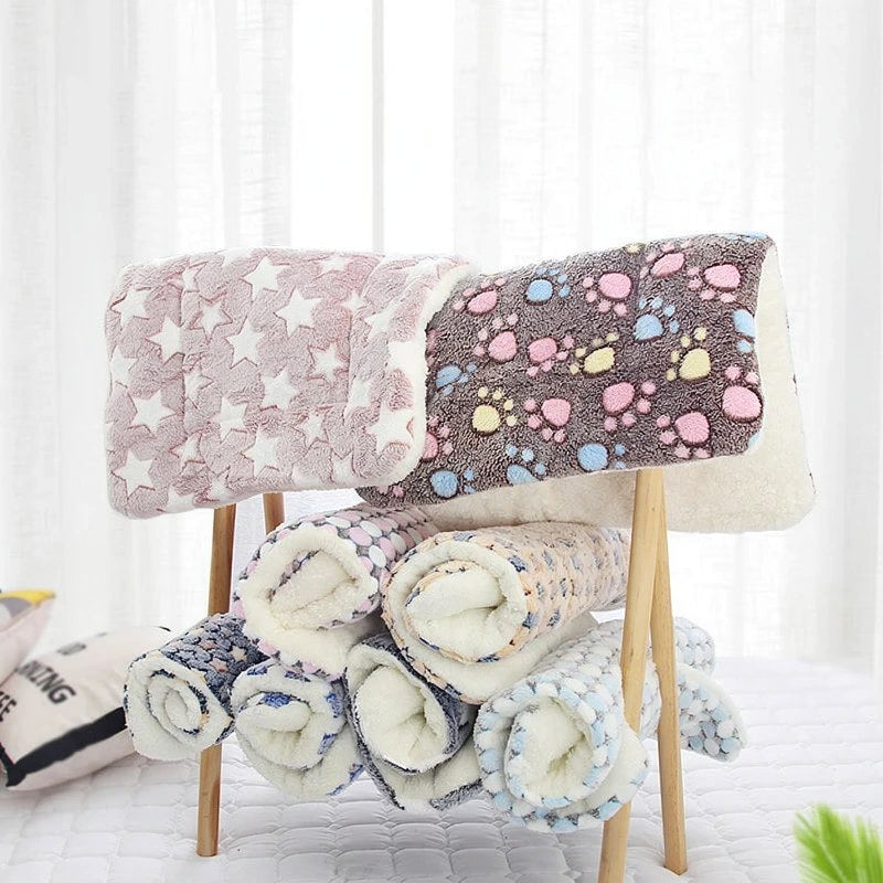 Tapis de Sommeil pour Animaux en Flanelle