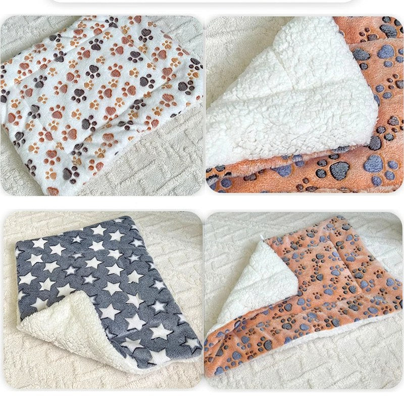 Tapis de Sommeil pour Animaux en Flanelle
