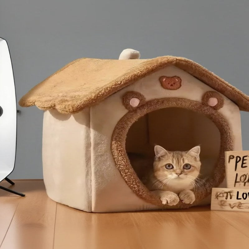 Maison pliable pour chats et petits chiens