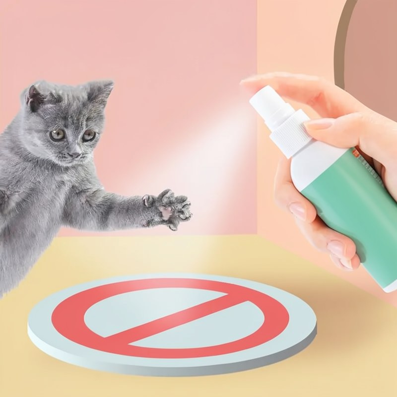 Spray Répulsif Anti-Grattage aux Agrumes Naturels pour Chats