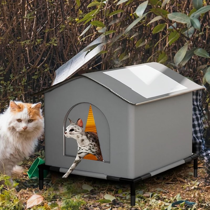 Abri Extérieur Imperméable pour Chats