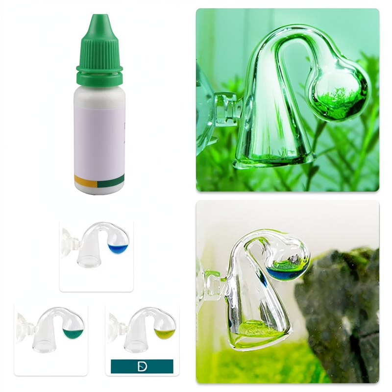 Aquarium CO2 Drop Checker mit Indikatorlösung