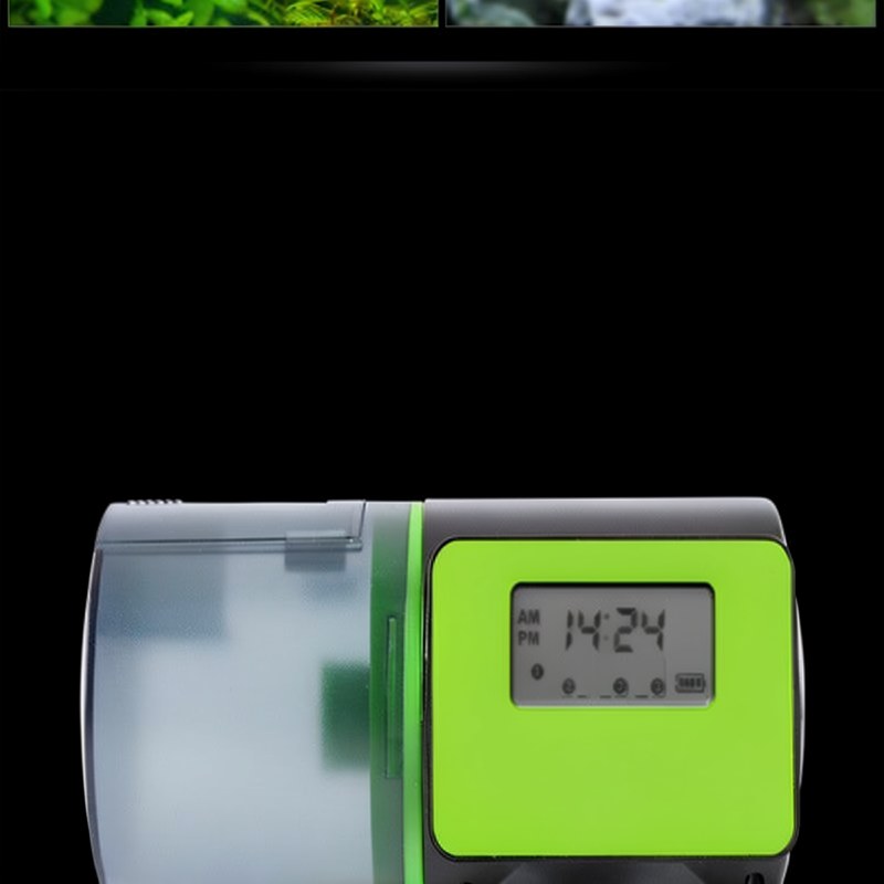 Automatischer Aquarium-Futterautomat mit programmierbarer Zeitschaltuhr