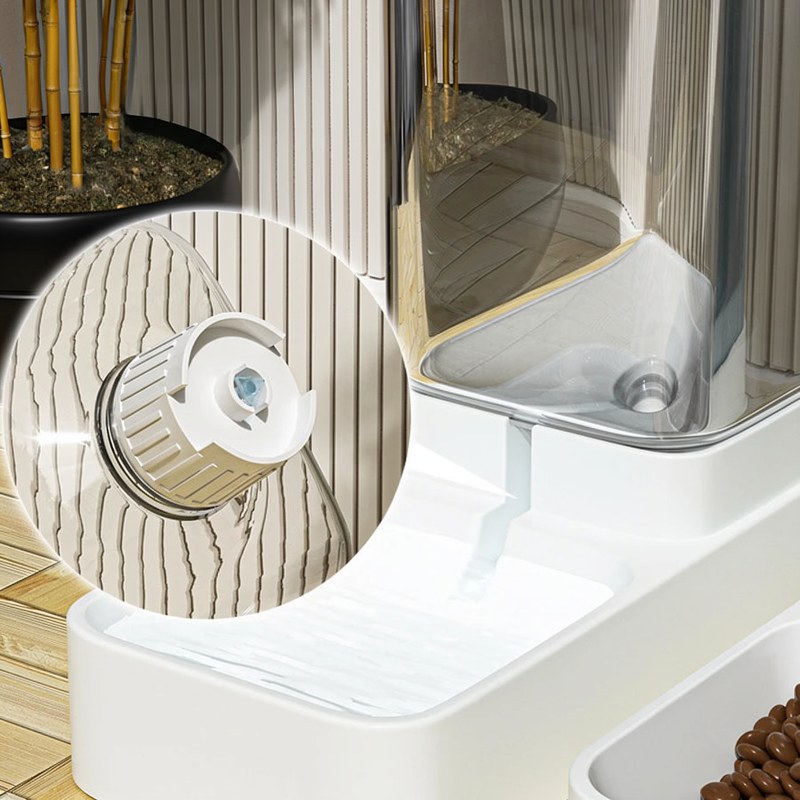 Schwerkraft-Futter- & Wasserspender für Haustiere