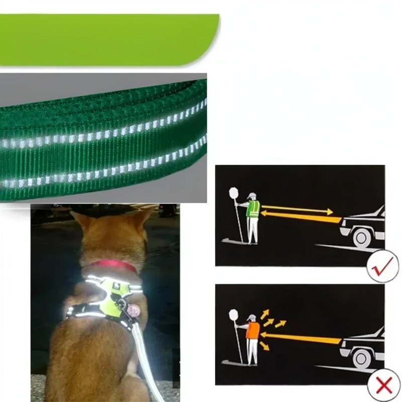 Reflektierendes, verstellbares Hundegeschirr mit Weste