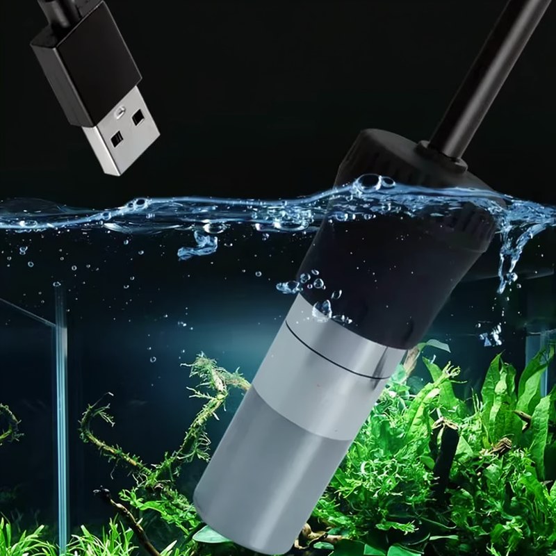 Chauffe-eau d'aquarium USB compact avec affichage numérique