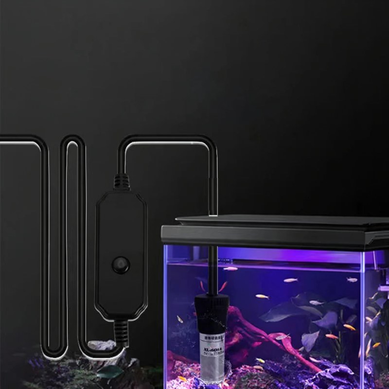 Chauffe-eau d'aquarium USB compact avec affichage numérique