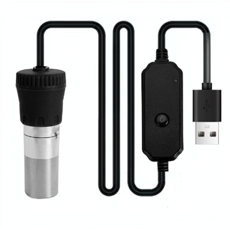 Chauffe-eau d'aquarium USB compact avec affichage numérique
