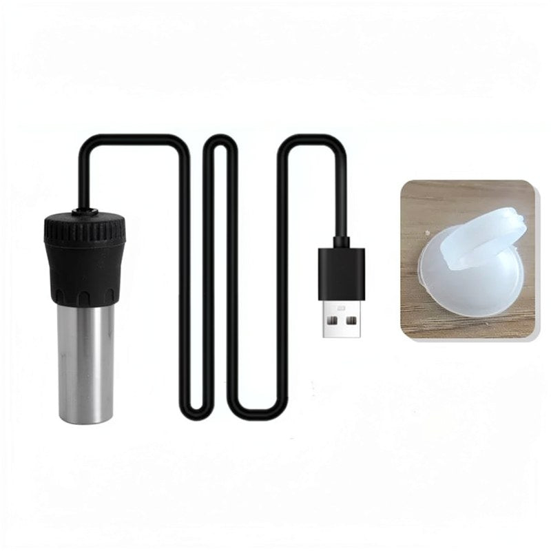 Chauffe-eau d'aquarium USB compact avec affichage numérique