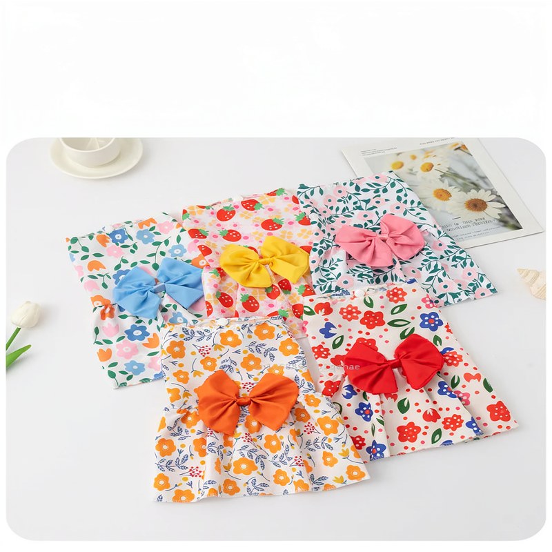 Vestido de Princesa Floral para Perros Pequeños