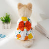 Vestido de Princesa Floral para Perros Pequeños