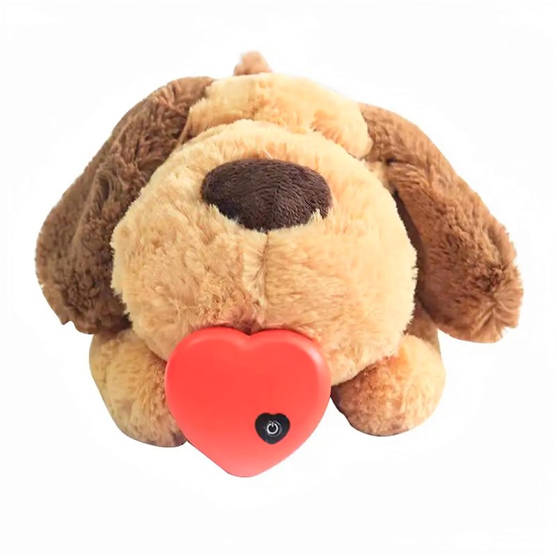Calming Heartbeat Plush Dog Toy