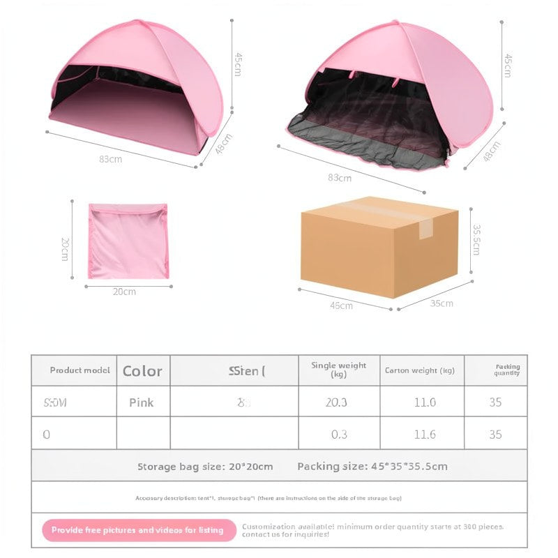 Tragbarer Pop-Up-Pet-Zelt