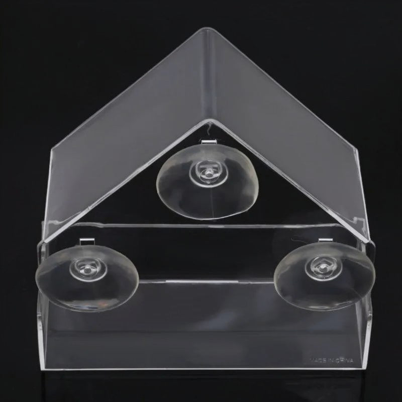 Window-Mount Bird Feeder with Suction Cups