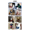 Custom Name Plaid Cotton Dog Bandana